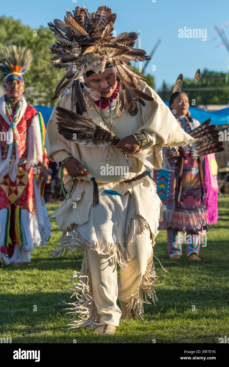 Nordamerika, Amerika, American, USA, Pacific Northwest, Washington, Warm Springs, Indian Reservation, Vertrag Tage Pow Wow, Stockfoto