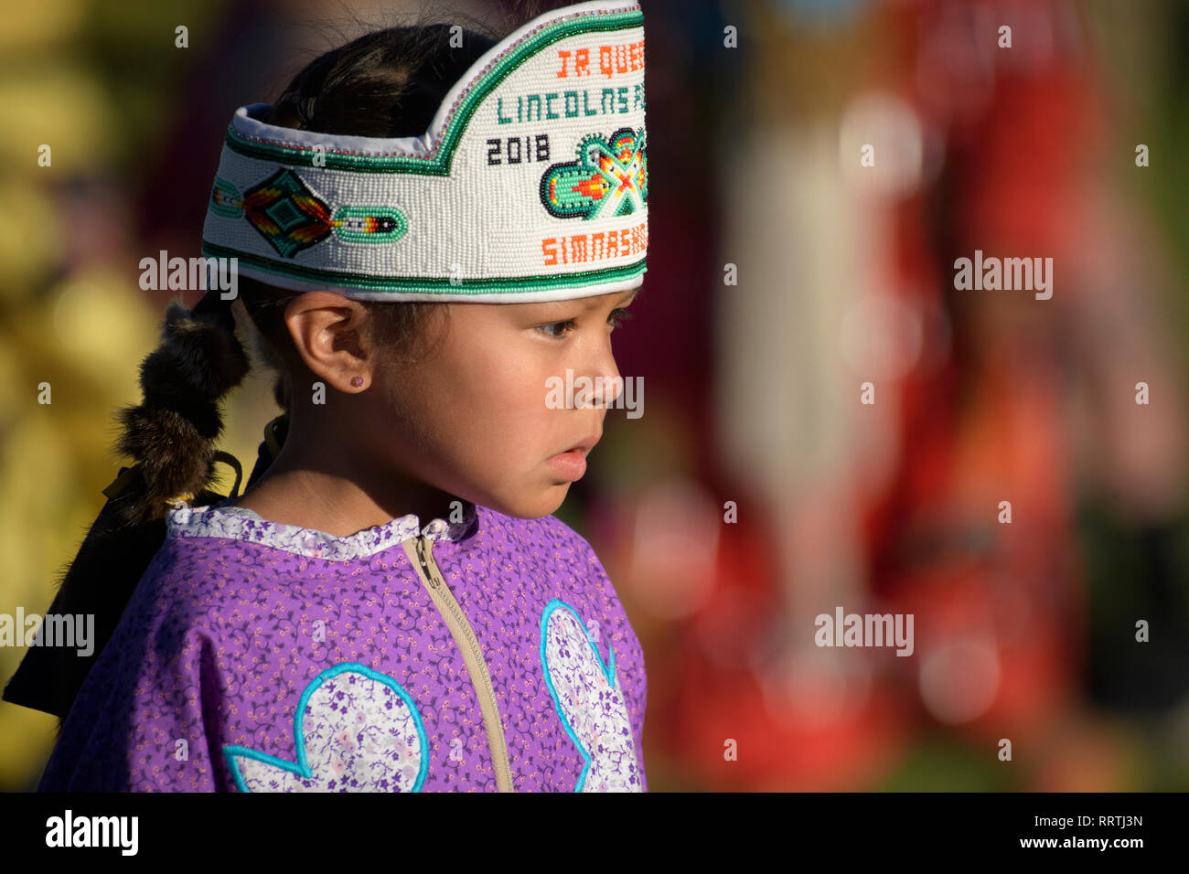 Nordamerika, Amerika, American, USA, Pacific Northwest, Washington, Warm Springs, Indian Reservation, Vertrag Tage Pow Wow, Stockfoto
