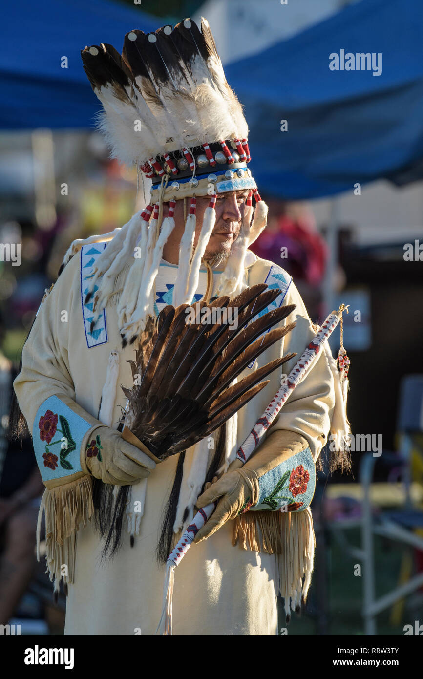 Nordamerika, Amerika, American, USA, Pacific Northwest, Washington, Warm Springs, Indian Reservation, Vertrag Tage Pow Wow, Stockfoto