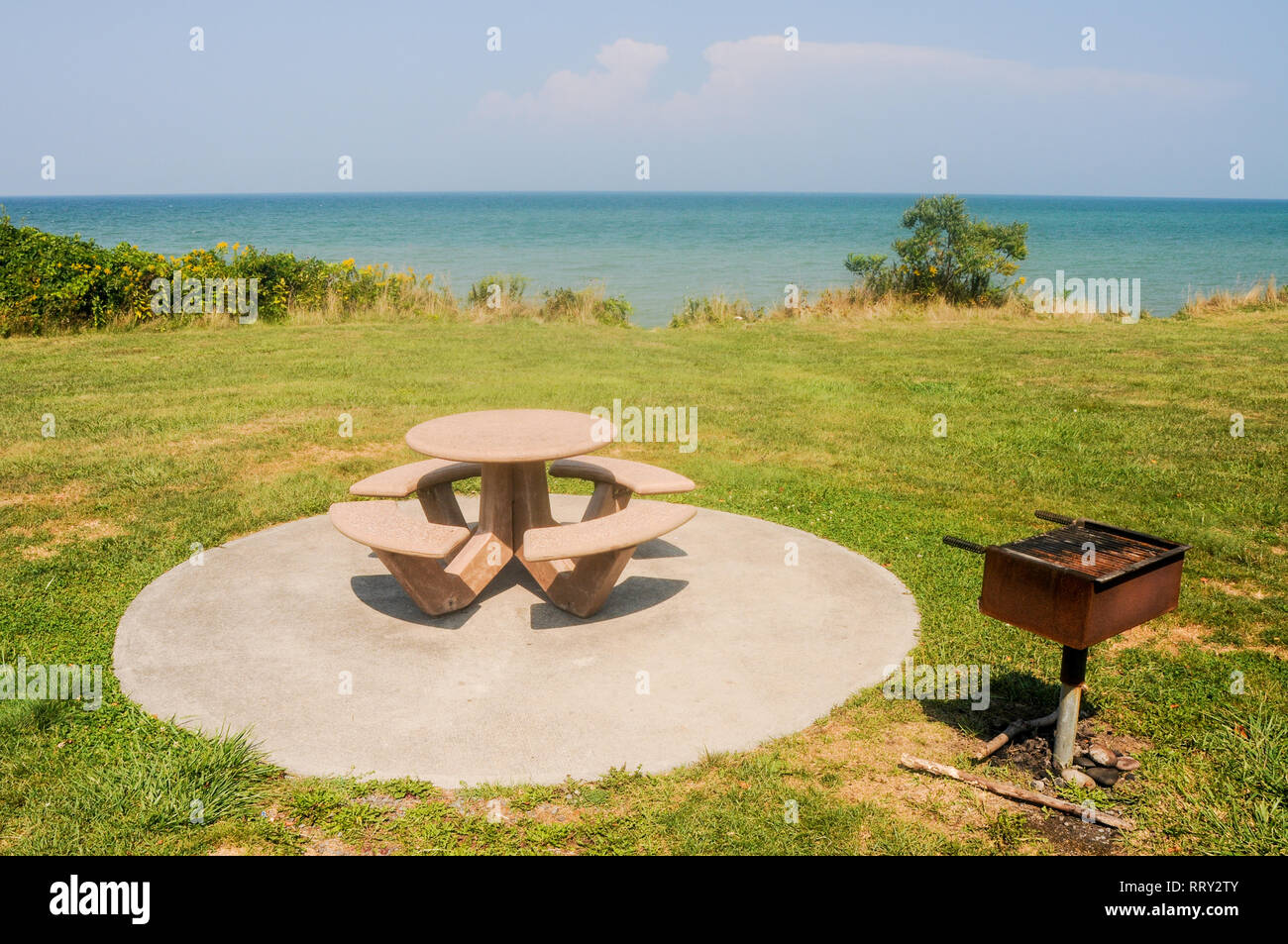 Schornstein bluffs State Park. Stockfoto