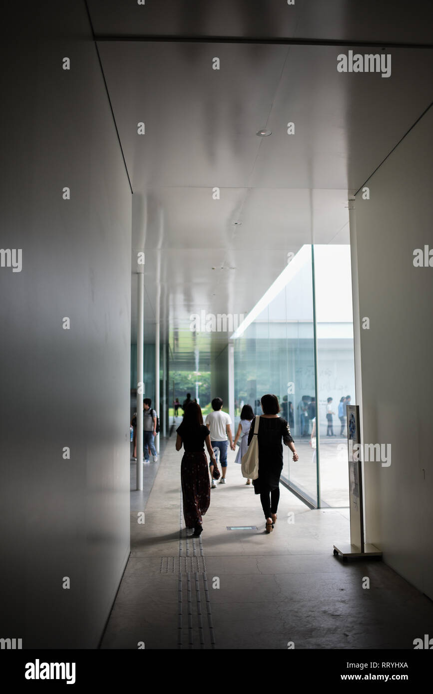 21. Jahrhundert Museum für Zeitgenössische Kunst, Kanazawa, Japan Stockfoto