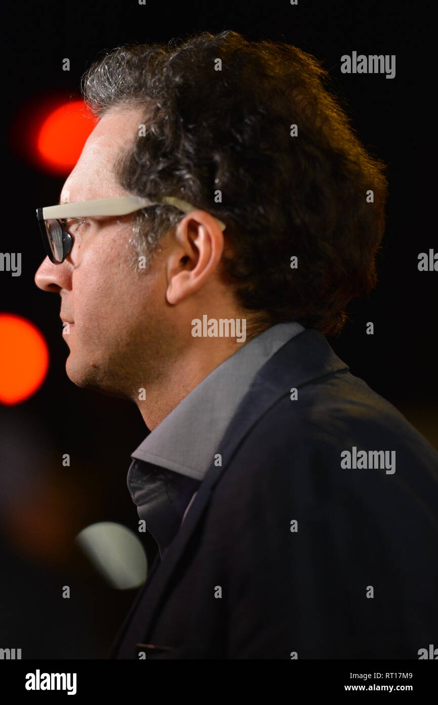 Glasgow, UK. 26 Feb, 2019. Filmproduzent - Jack Arbuthnott, auf dem roten Teppich bei der Premiere des Films, Prophezeiung gesehen, an der Glasgow Film Theatre. Credit: Colin Fisher/Alamy leben Nachrichten Stockfoto