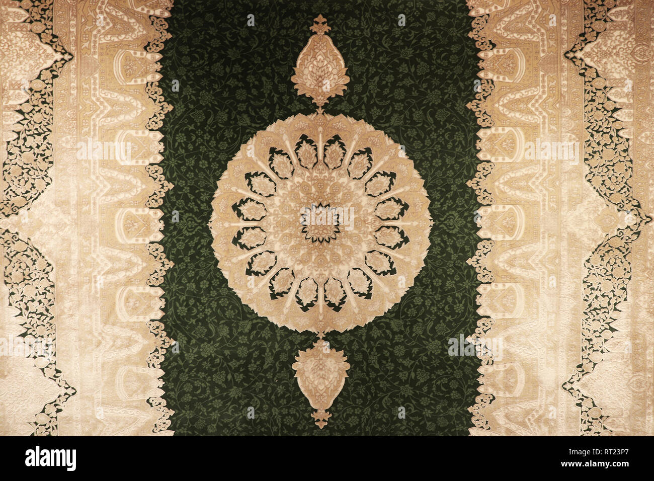 Traditionelle, Cover Design Hintergrund. Türkische orientalischen Teppich Textur. Schöne textil Teppich Einrichtung Kulisse. Stockfoto