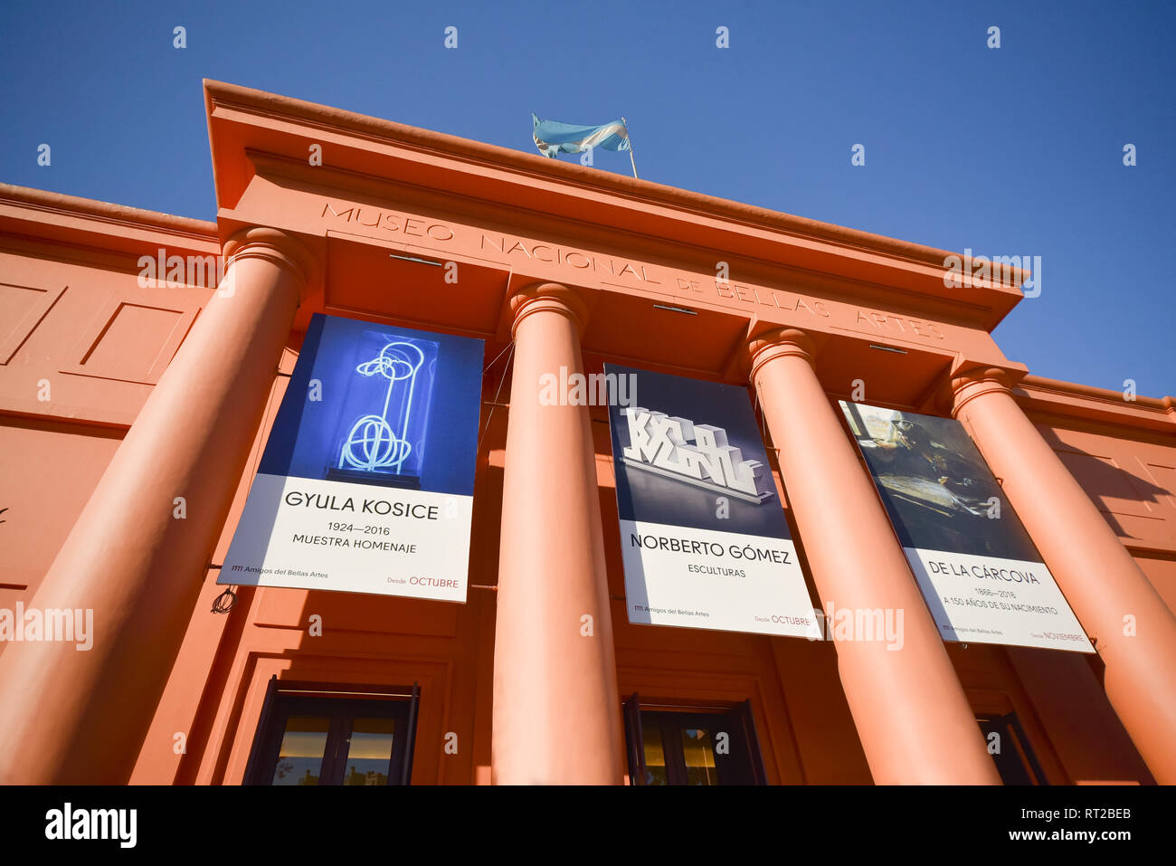 Buenos Aires, Argentinien - 22.November 2016: National Museum der Bildenden Künste MNBA ist ein Argentinischer art museum in Buenos Aires, in Recoleta Abschnitt entfernt Stockfoto
