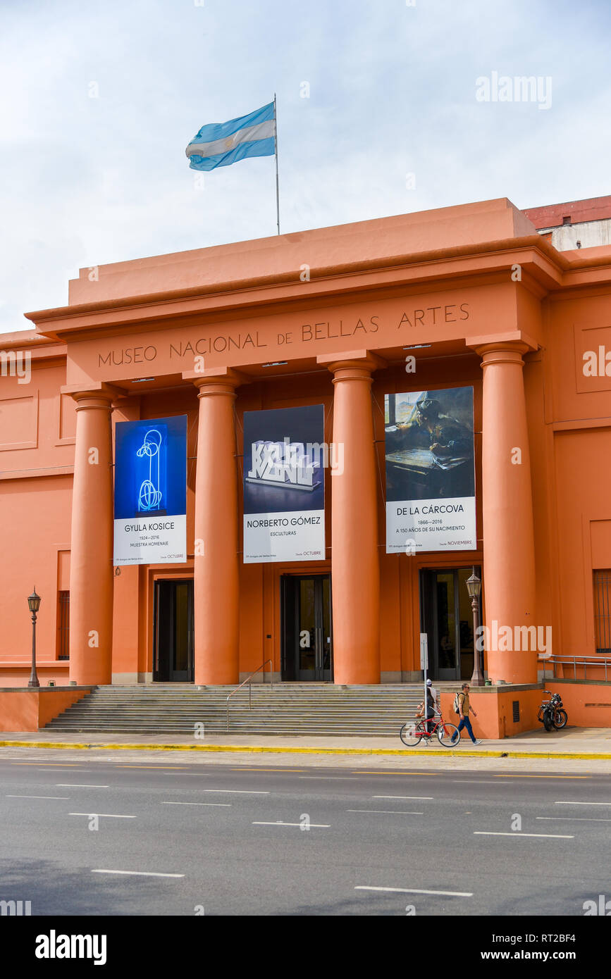 Buenos Aires, Argentinien - 24.November 2016: National Museum der Bildenden Künste MNBA ist ein Argentinischer art museum in Buenos Aires, in Recoleta Abschnitt entfernt Stockfoto