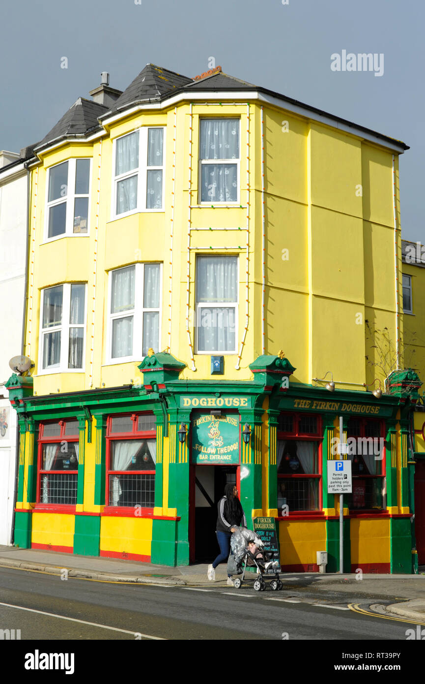 Die Hundehütte Firkin Pub in Plymouth, Devon, England Großbritannien Stockfoto