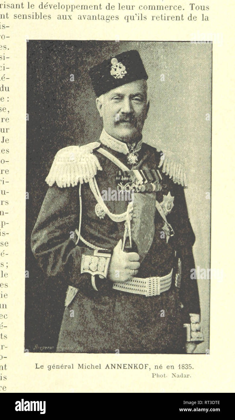 Vintage Foto von einem Offizier in Regalia Stockfoto