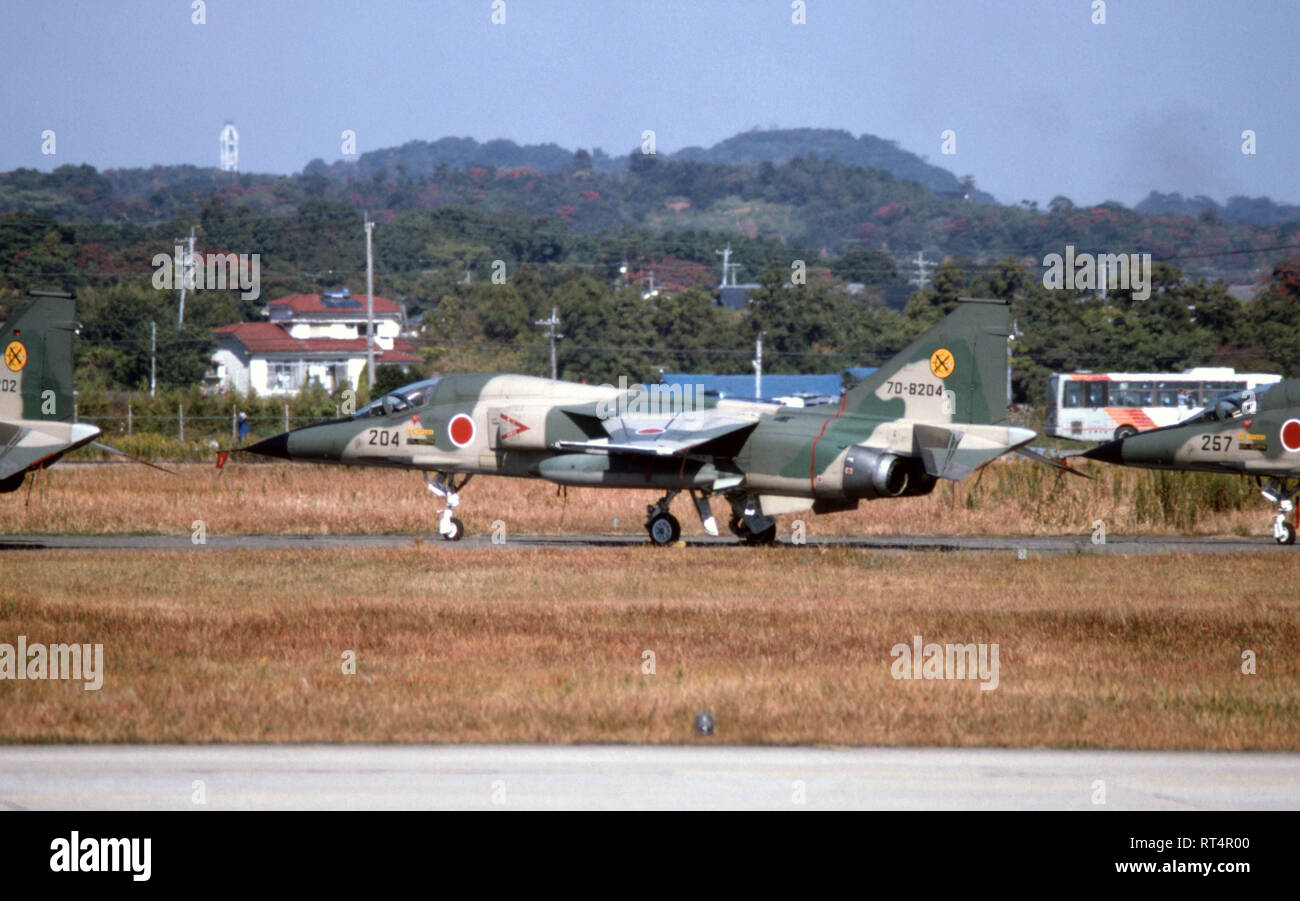 Pfister Luftwaffe JASDF Mitsubishi F-1 Stockfoto