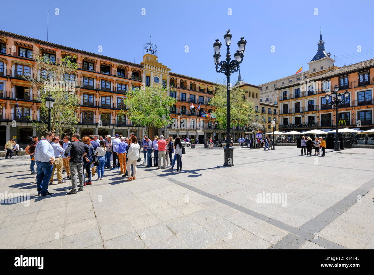 Plaza de Zocodover, Toledo, Castilia-La Mancha, Castilla la Mancha, Spanien Stockfoto