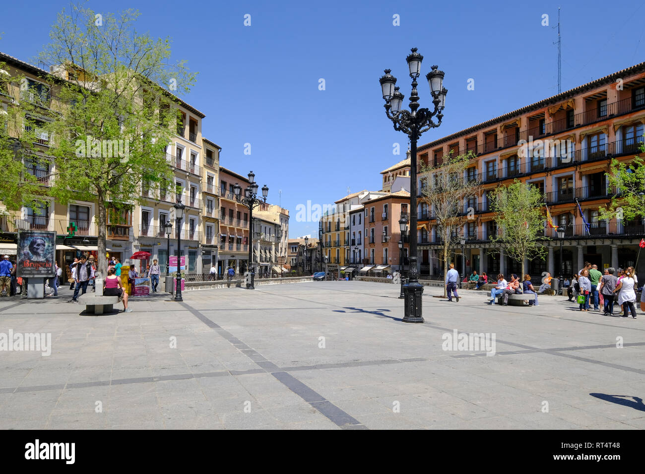 Plaza de Zocodover, Toledo, Castilia-La Mancha, Castilla la Mancha, Spanien Stockfoto