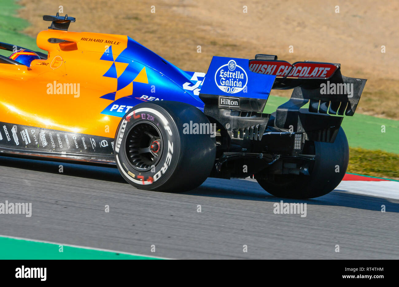 Circuit de Barcelona-Catalunya Spanien, 18.2.2019, Motorsport: Formel 1 Winter Prüfung - - - Carlos Sainz jun. (ESP), McLaren MCL 34 Stockfoto