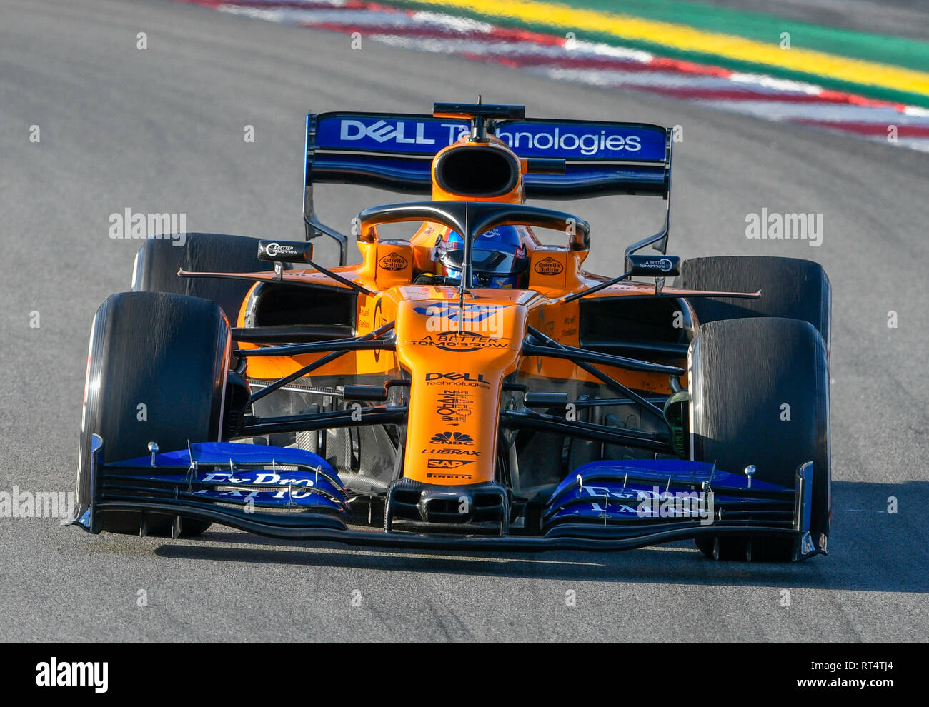 Circuit de Barcelona-Catalunya Spanien, 18.2.2019, Motorsport: Formel 1 Winter Prüfung - - - Carlos Sainz jun. (ESP), McLaren MCL 34 Stockfoto