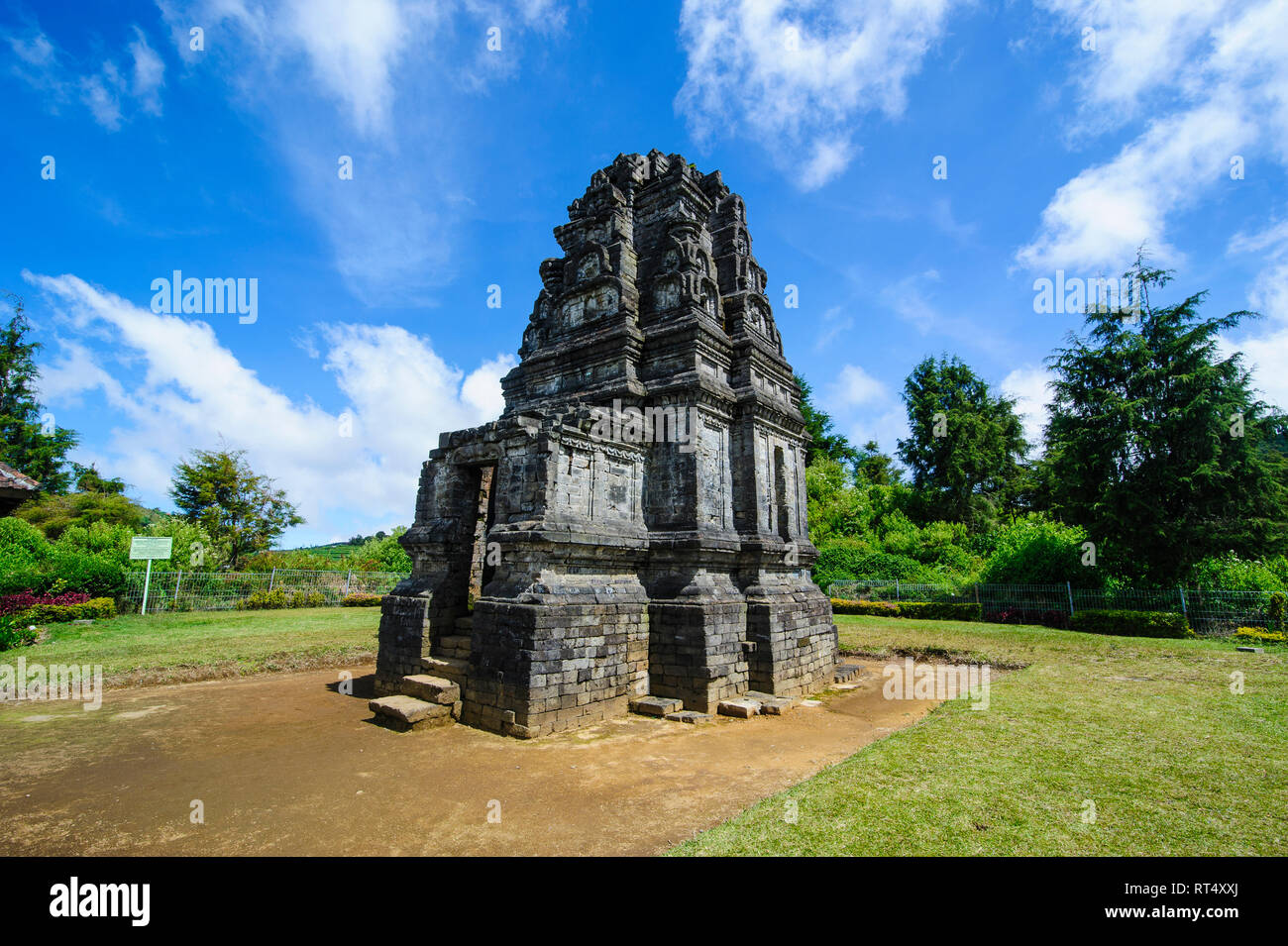 Indonesien, Java, Hindu Dieng Tempel Komplex Stockfoto