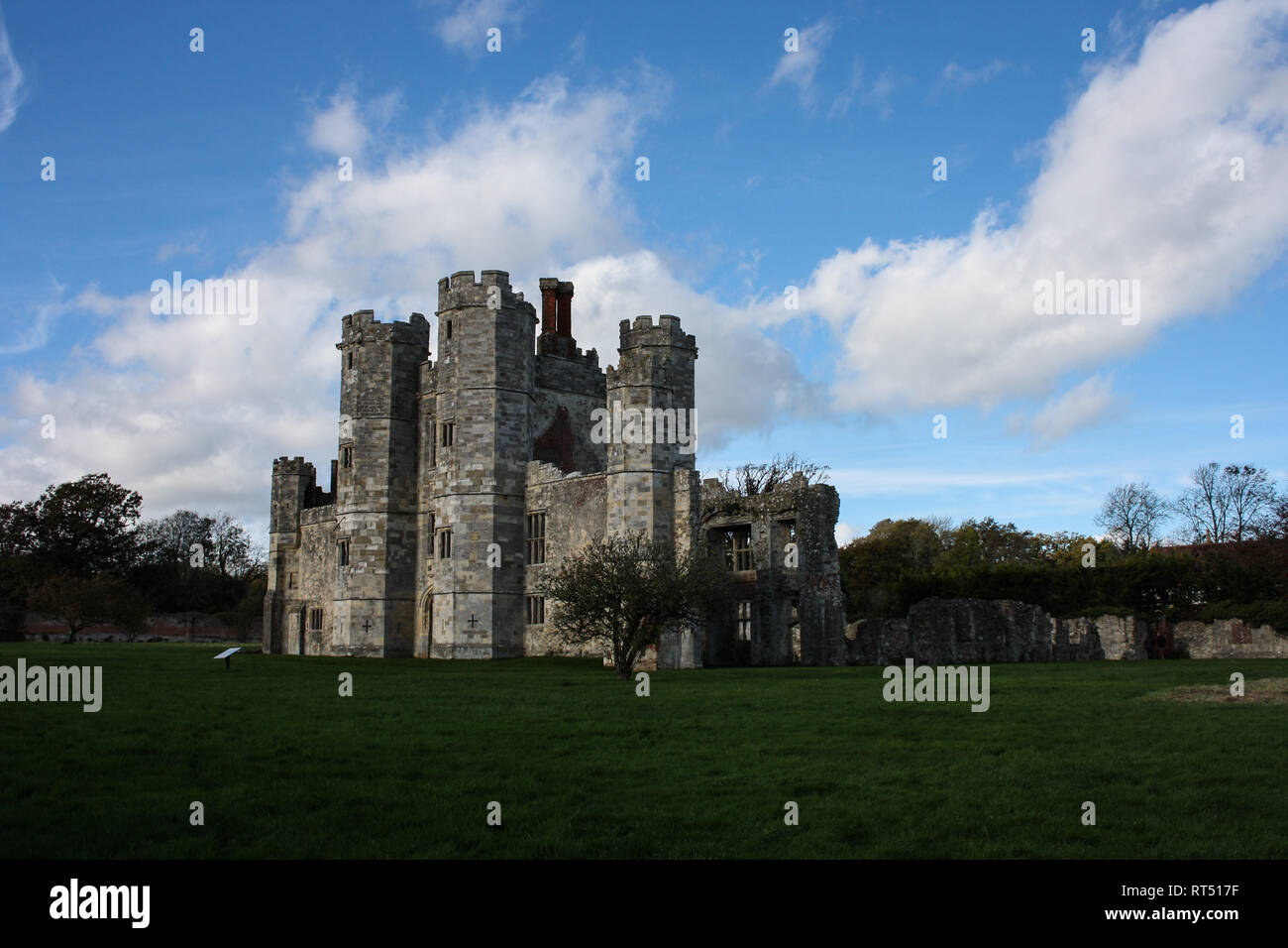 Titchfield Abbey ist eine mittelalterliche Abtei und später Country House, in dem Dorf in der Nähe von Titchfield Fareham in Hampshire, England. Stockfoto