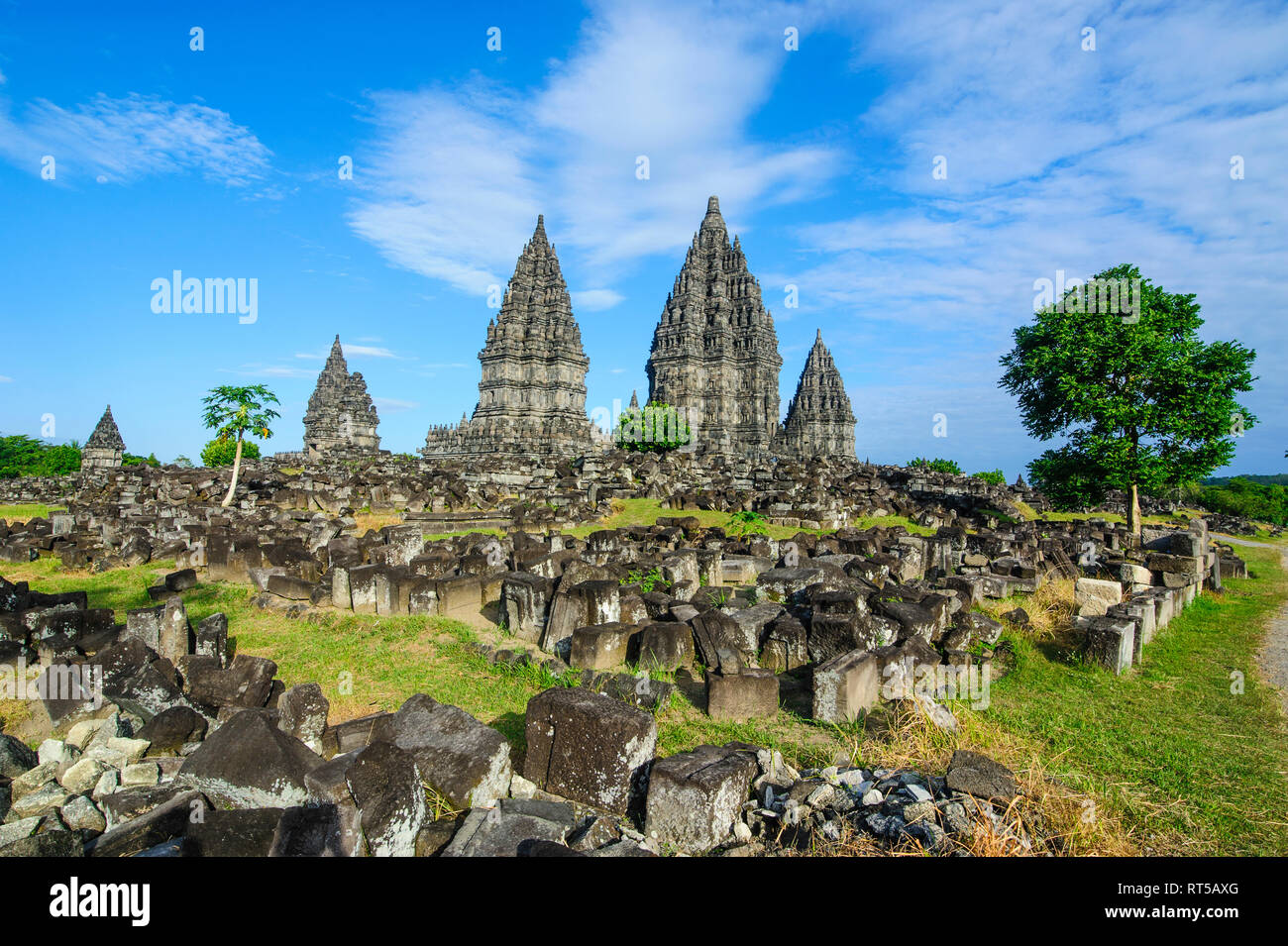 Indonesien, Java, Prambanan Tempel Komplex Stockfoto