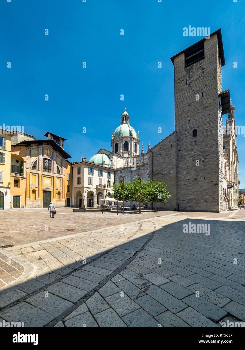Italien, Lombardei, Como, die Kathedrale Santa Maria Maggiore. Stockfoto