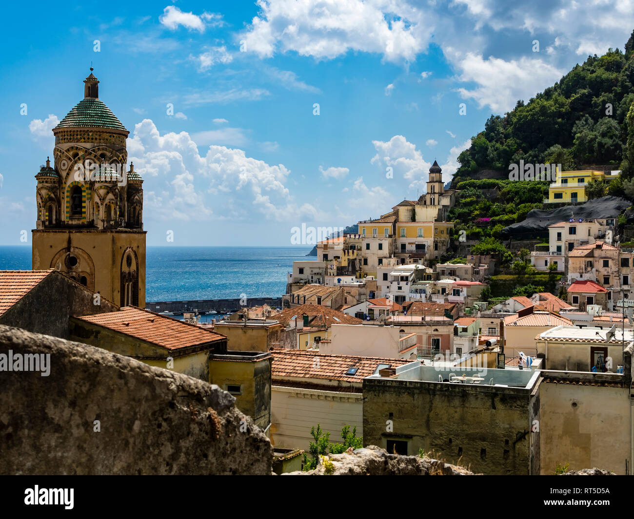 Italien, Kampanien, Amalfiküste, Halbinsel von Sorrent, Amalfi, Kathedrale Sant'Andrea Stockfoto
