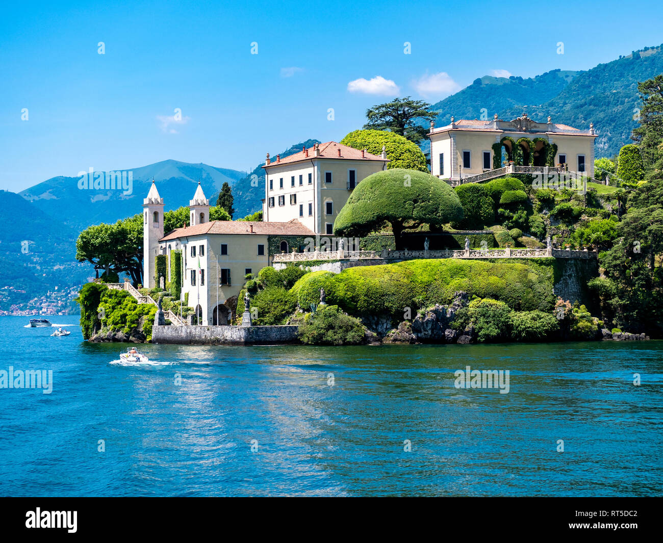 Italien, Lombardei, Termezzo, Comer See, Villa del Balbianello Stockfoto