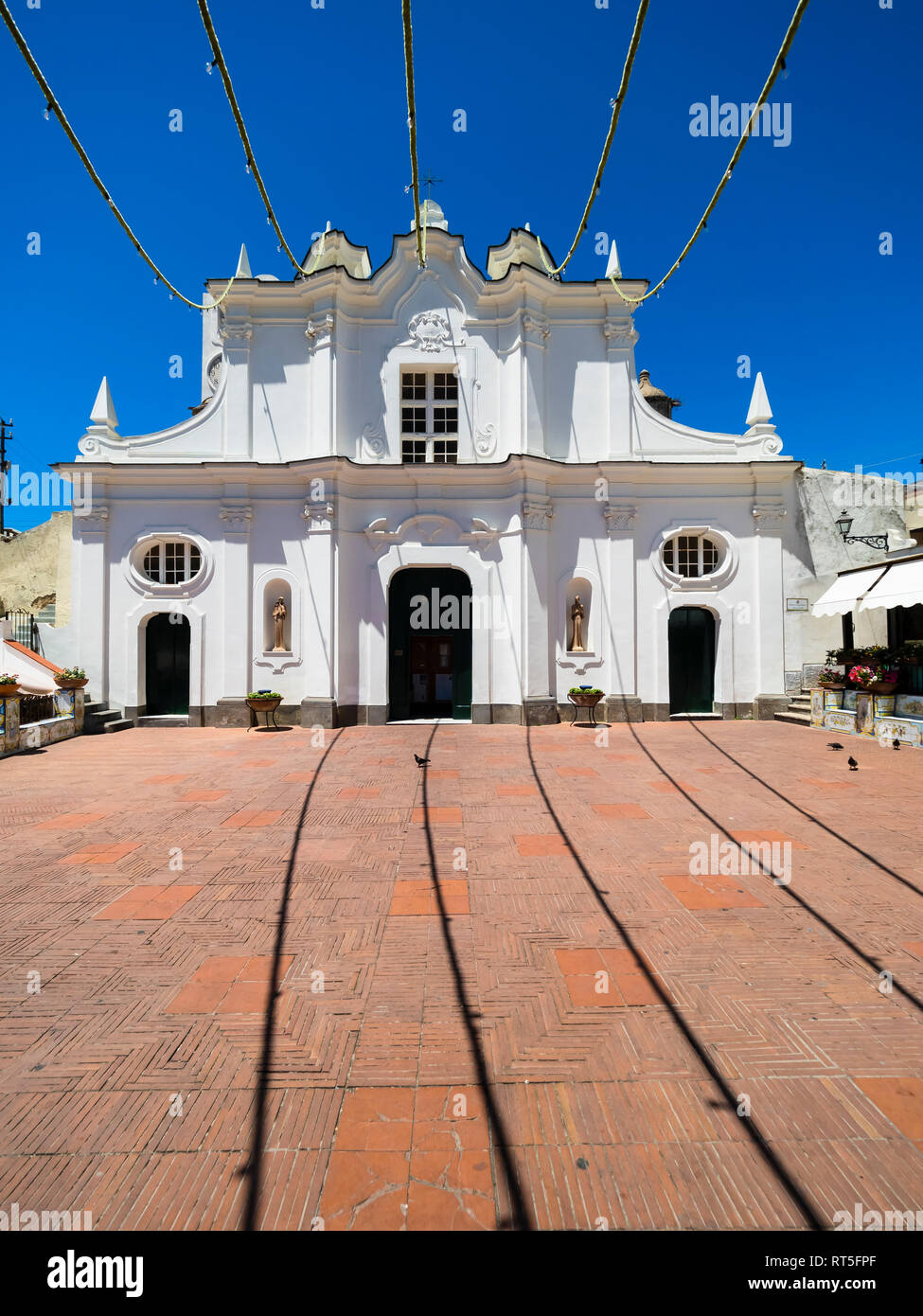Italien, Kampanien, Capri, Piazza Diaz, Chiesa di Santa Sofia Stockfoto