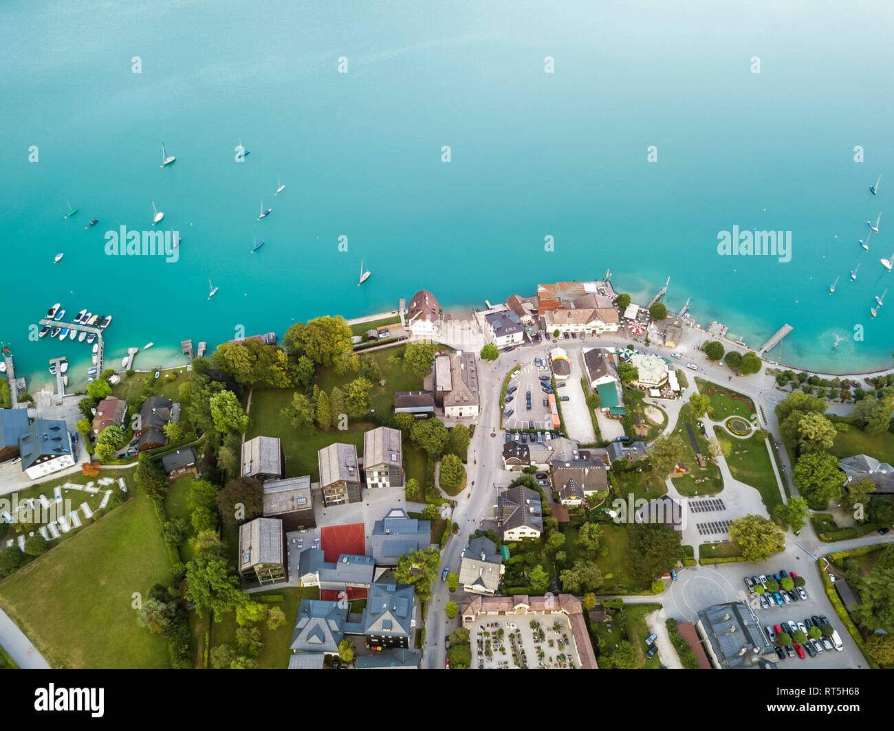 Österreich, Salzburg Land, Sankt Gilgen am Wolfgangsee Stockfoto