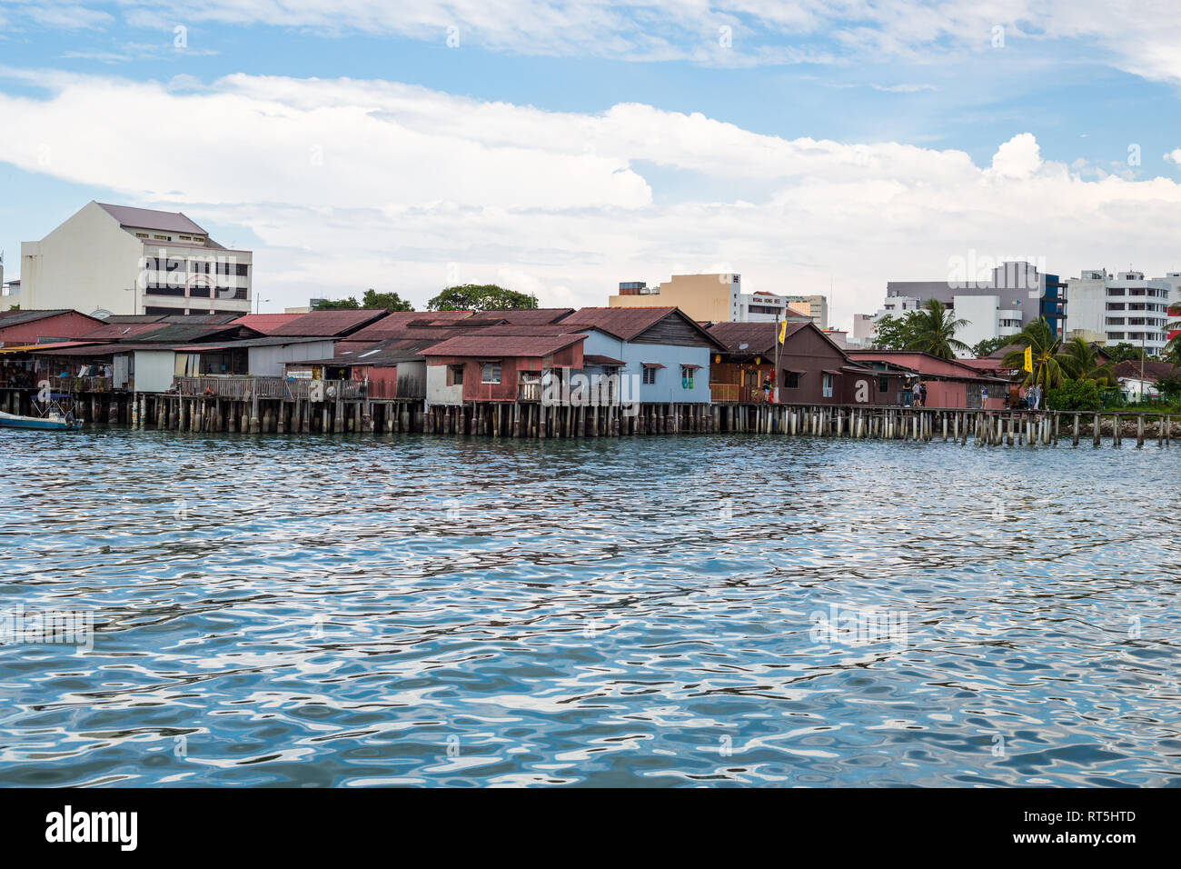 Clan Jetty, Georgetown, Penang, Malaysia Stockfoto