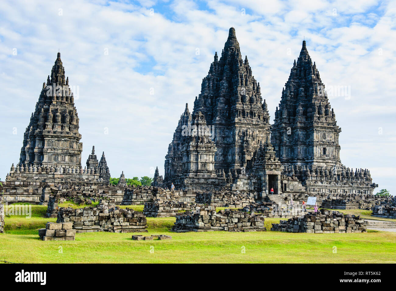 Indonesien, Java, Prambanan Tempel Komplex Stockfoto