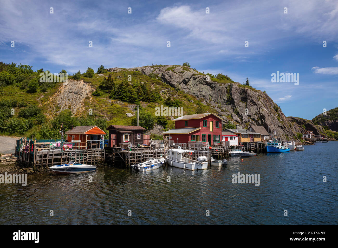 Quidi Vidi Village, St. John's, Neufundland, Kanada Stockfoto