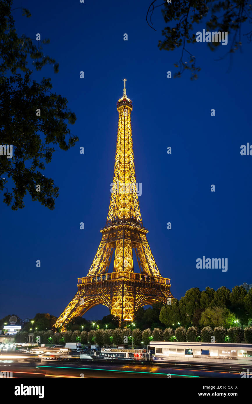 Eiffelturm, Paris, Frankreich Stockfoto