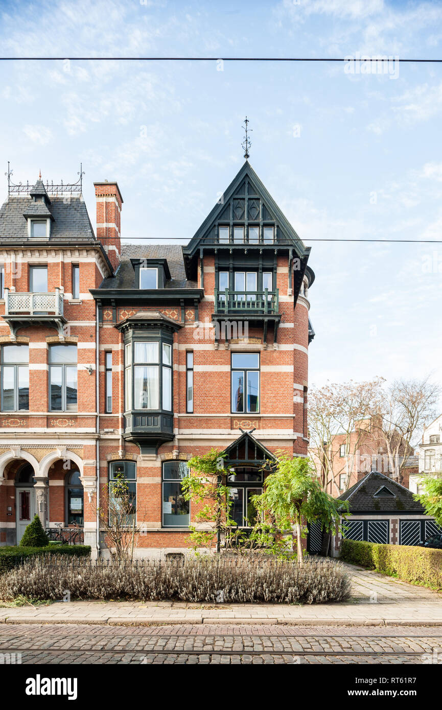 Zurenborg, Antwerpen, Belgien Stockfoto