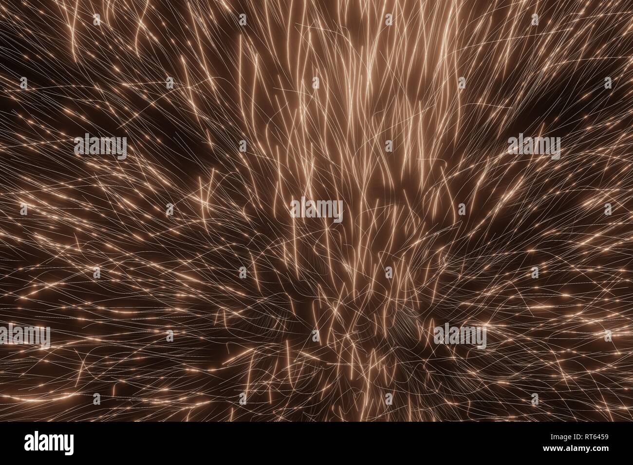 Mystic Linien Kreativ abstrakte Computerkunst Wallpaper Stockfoto