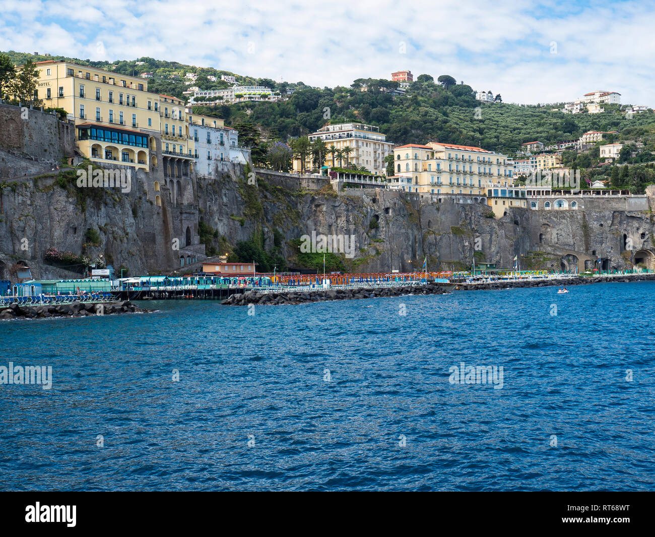 Italien, Kampanien, Capri, Marina Grande Stockfoto