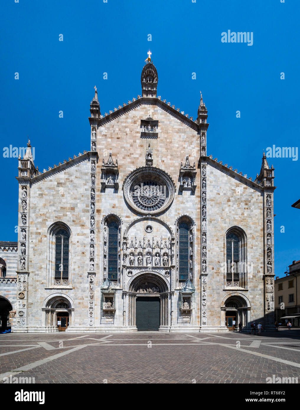 Italien, Lombardei, Como, die Kathedrale Santa Maria Maggiore. Stockfoto