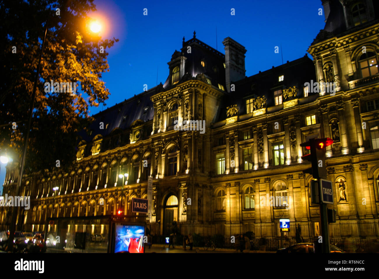 Das Rathaus von Paris, Paris, Frankreich Stockfoto