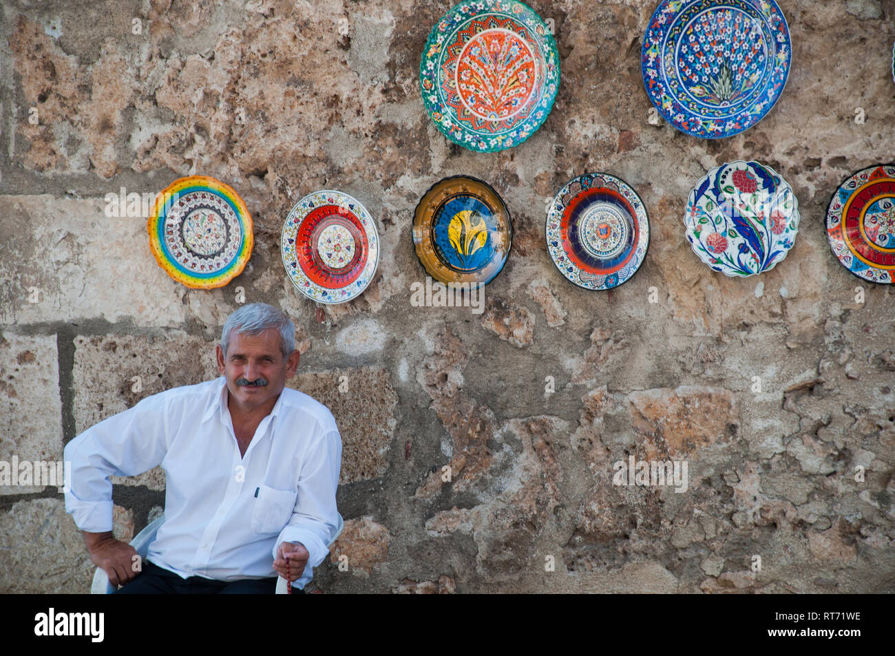 Asien, Türkei, Antalya, Shop Stockfoto