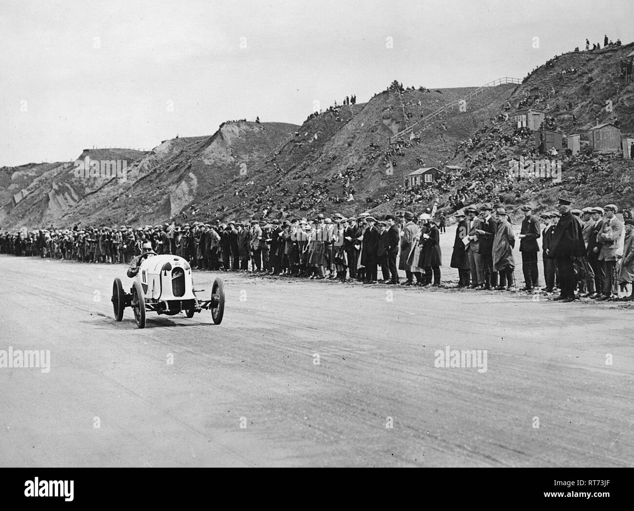 Austro Daimler Suscha, Malcolm Campbell, 1922 Saltburn Sands Stockfoto