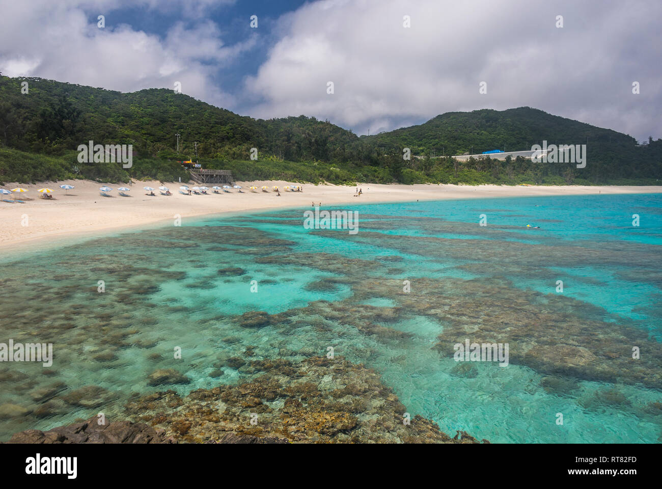 Japan, Okinawa Inseln, Kerama Islands, Zamami Insel, East China Sea, Furuzamami Strand Stockfoto