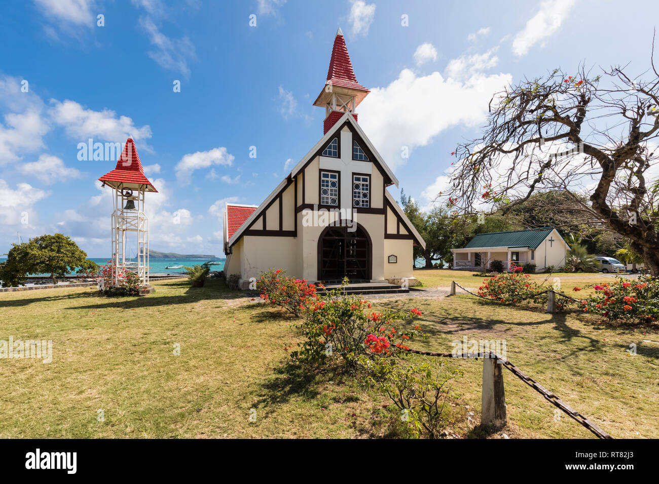 Mauritius, Cap Malheureux, Chapelle Notre-Dame-Auxiliatrice Stockfoto