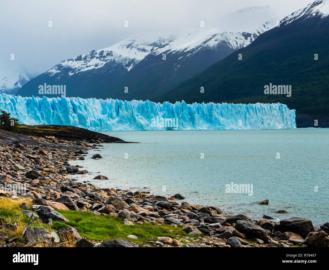 Argentinien, Patagonien, El Calafate, Gletscher Perito Moreno Stockfoto