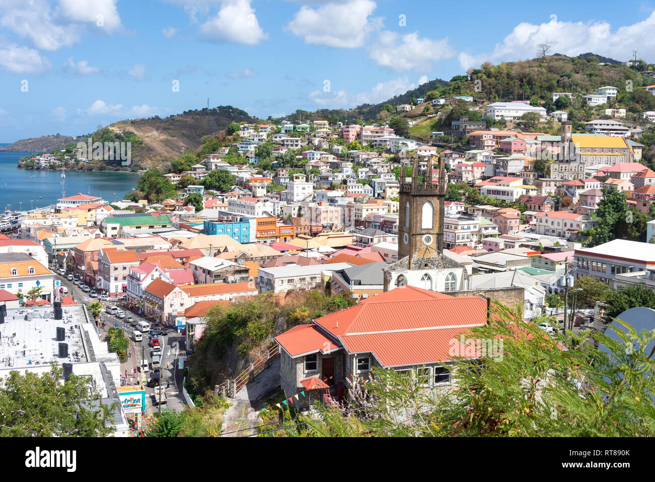 Altstadt von Fort George, St. George's, Grenada, Kleine Antillen, Karibik Stockfoto