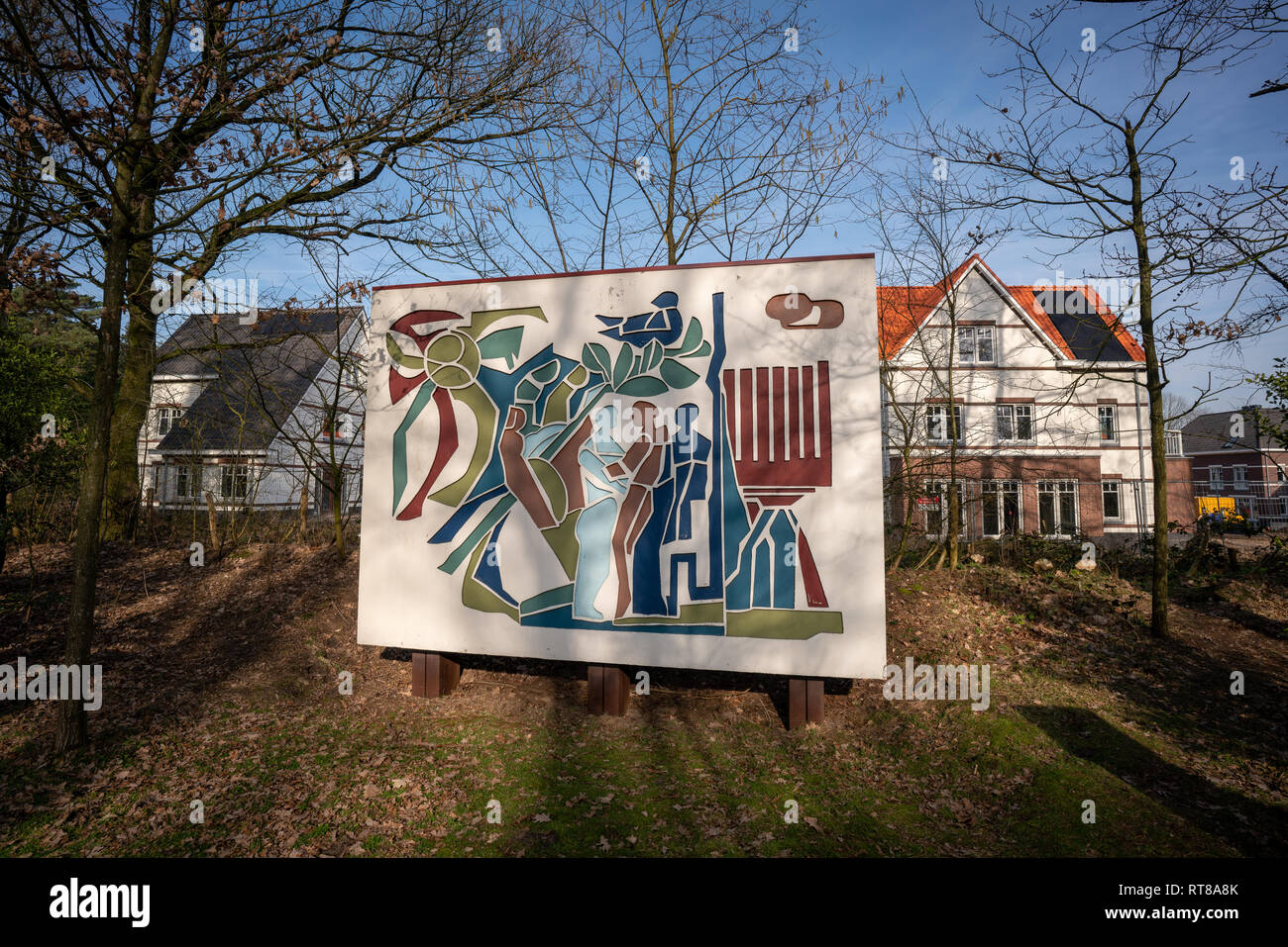 77/5000 Denkmal Sinai Center Amersfoort, Niederlande, erinnert sich Holocaust NICHT II. Stockfoto