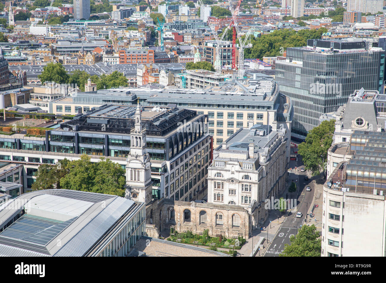 Christus Kirche Greyfriars in London, England. Stockfoto