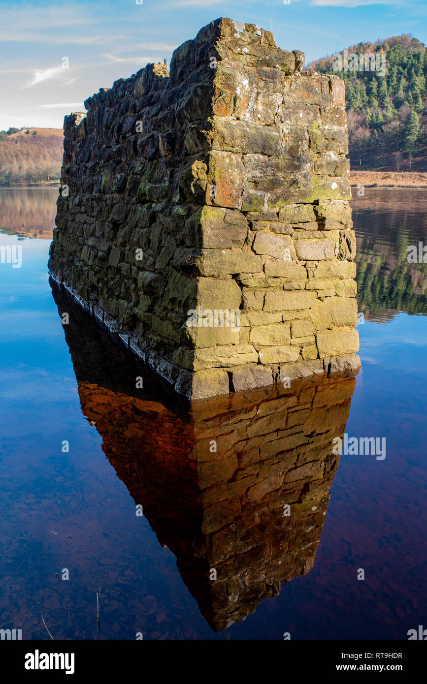 Ladybower Reservoir, Obere Derwent Valley, Derbyshire Stockfoto