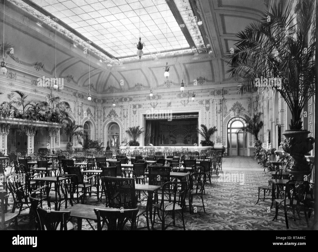 Casino, Sanremo, Ligurien, Italien, 1900-10 Stockfoto