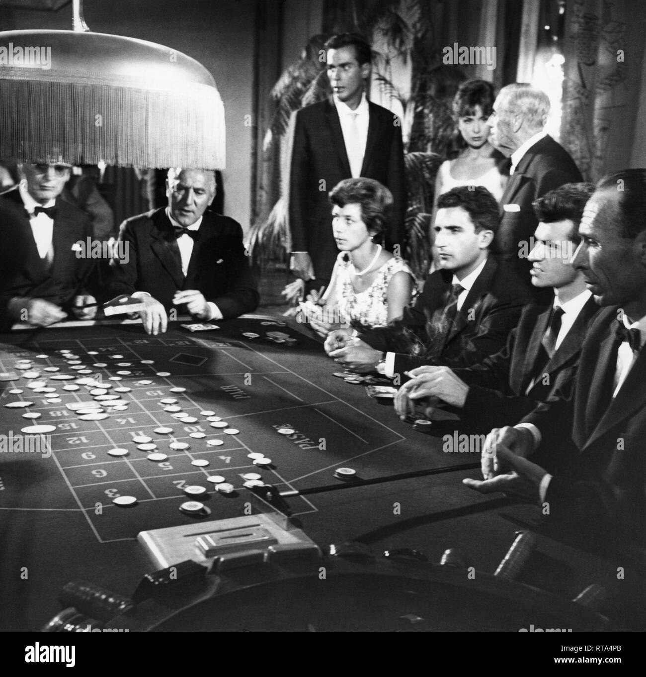 Casino, Sanremo, Ligurien, Italien 1955 Stockfoto