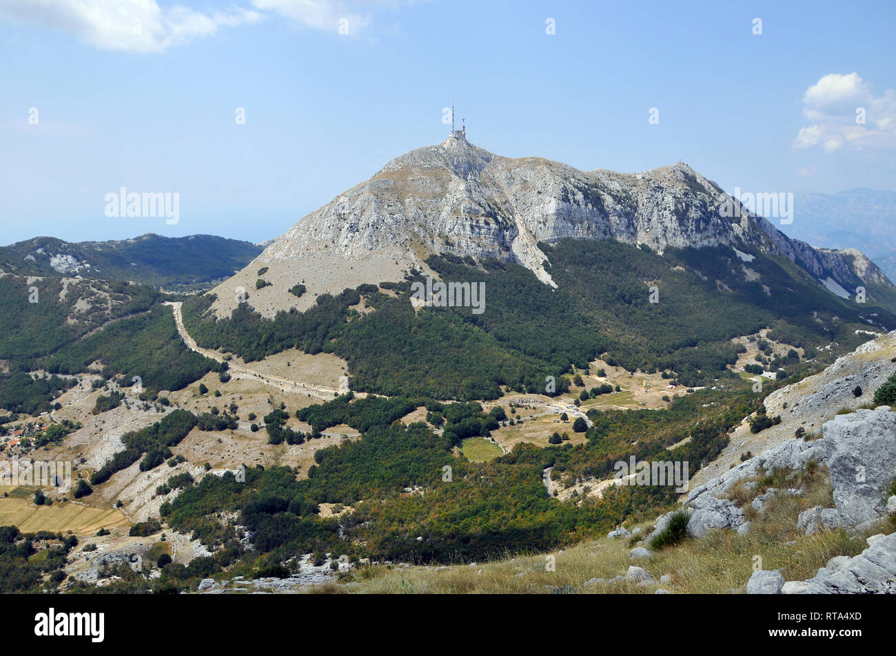 Lovcen Nemzeti Park, Montenegro. Stockfoto