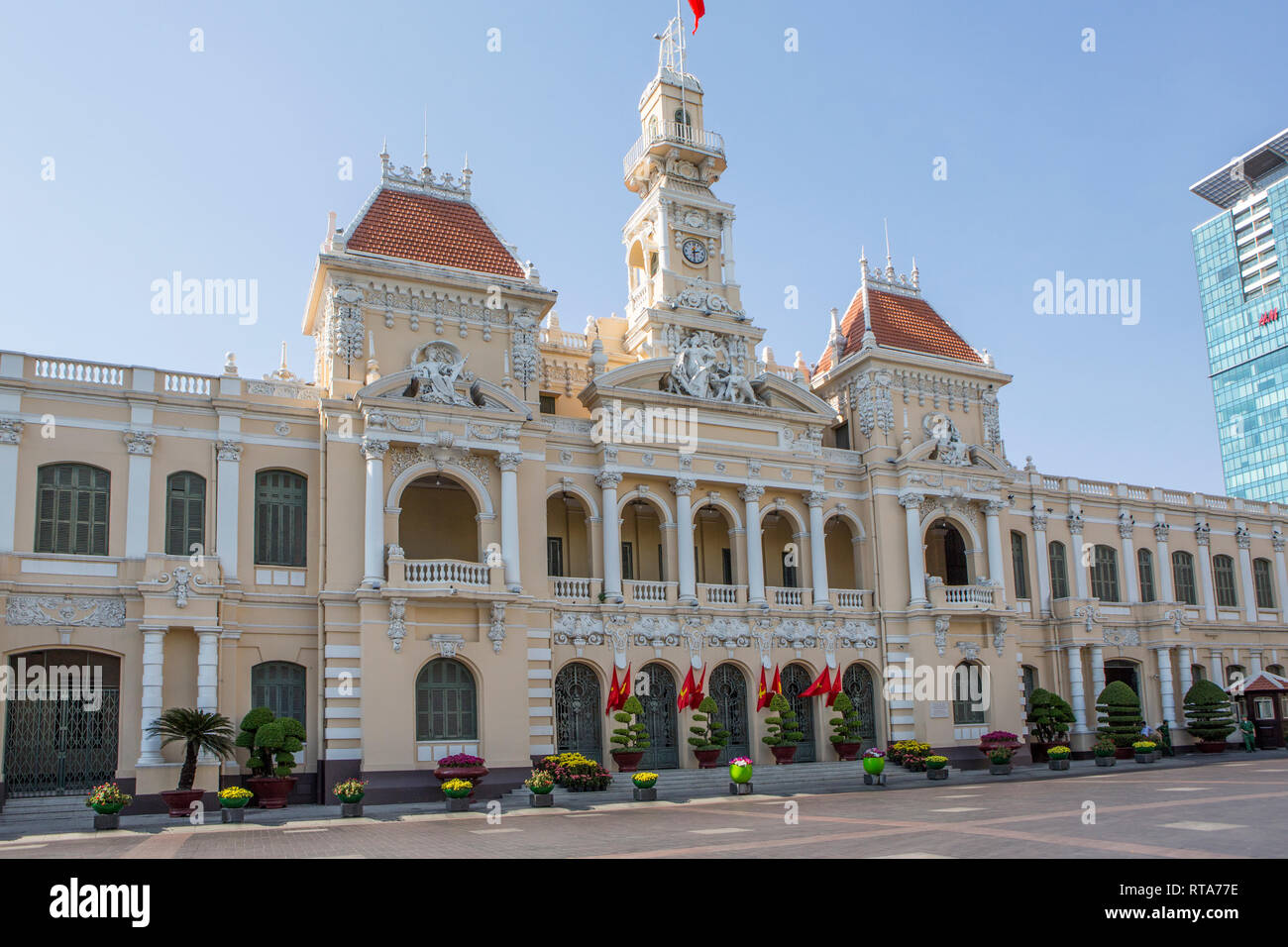 Ho Chi Minh City Hall, Vietnam Stockfoto