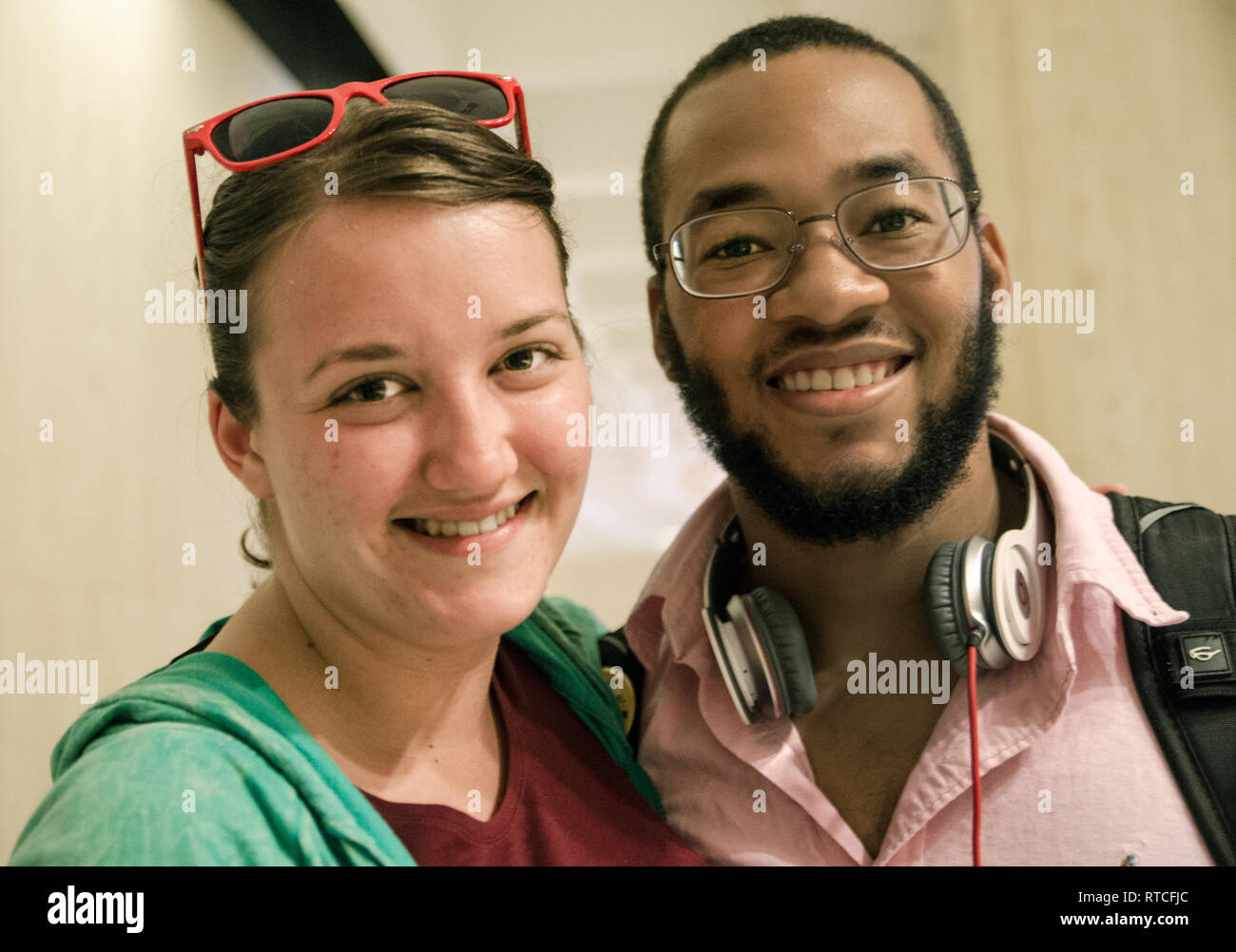 Mitglieder der Traum Verteidiger posieren für ein Foto, 23. Juli 2013, an der Florida State Capitol in Tallahassee, Florida. Stockfoto