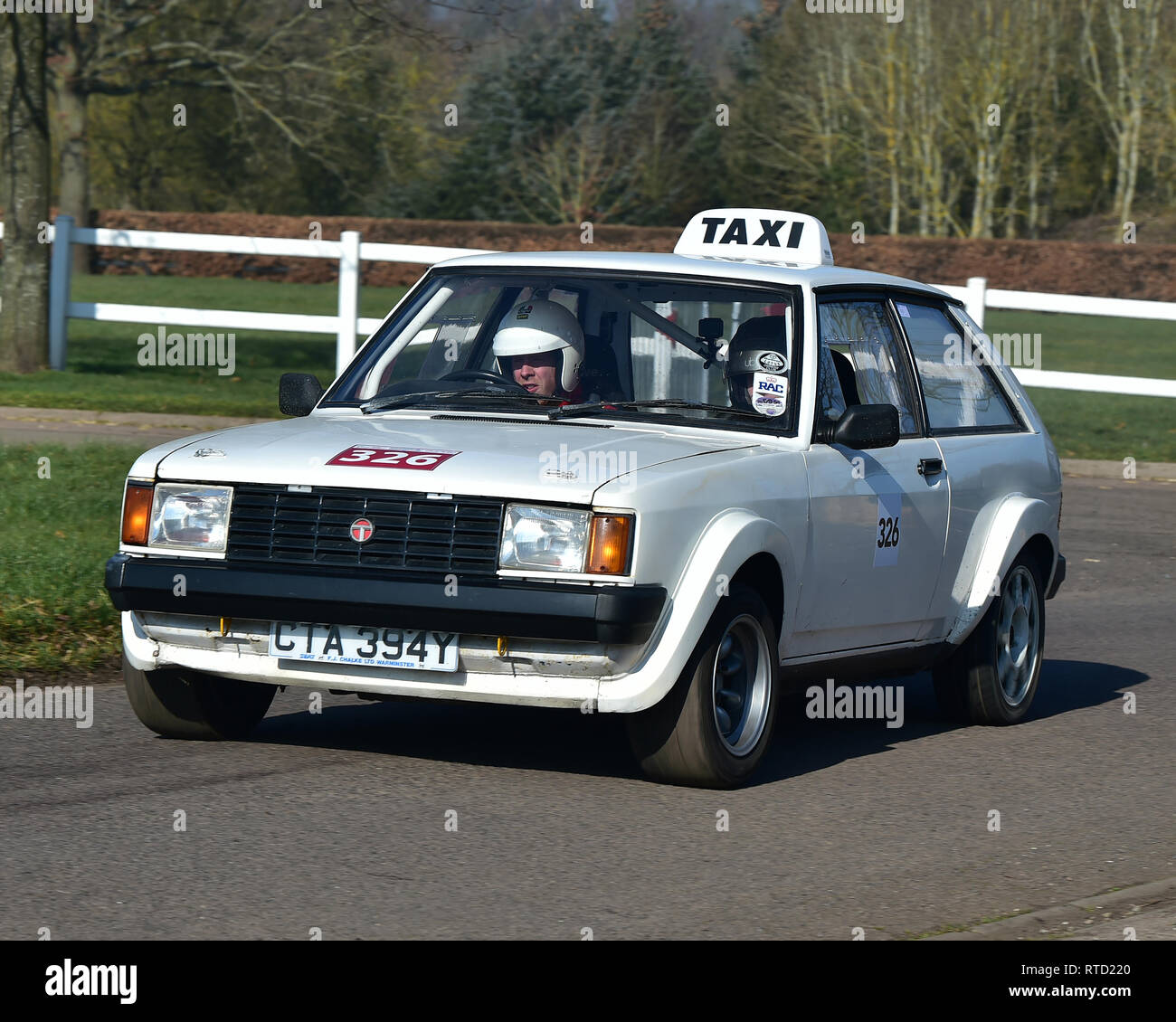 Martin Mann, Talbot Sunbeam Lotus, Rennen, Retro, Rallye, Sonntag, 24 Februar, 2019, retro, Nostalgie, Motorsport, Autos, Fahrzeuge, Rennen, Klasse Stockfoto