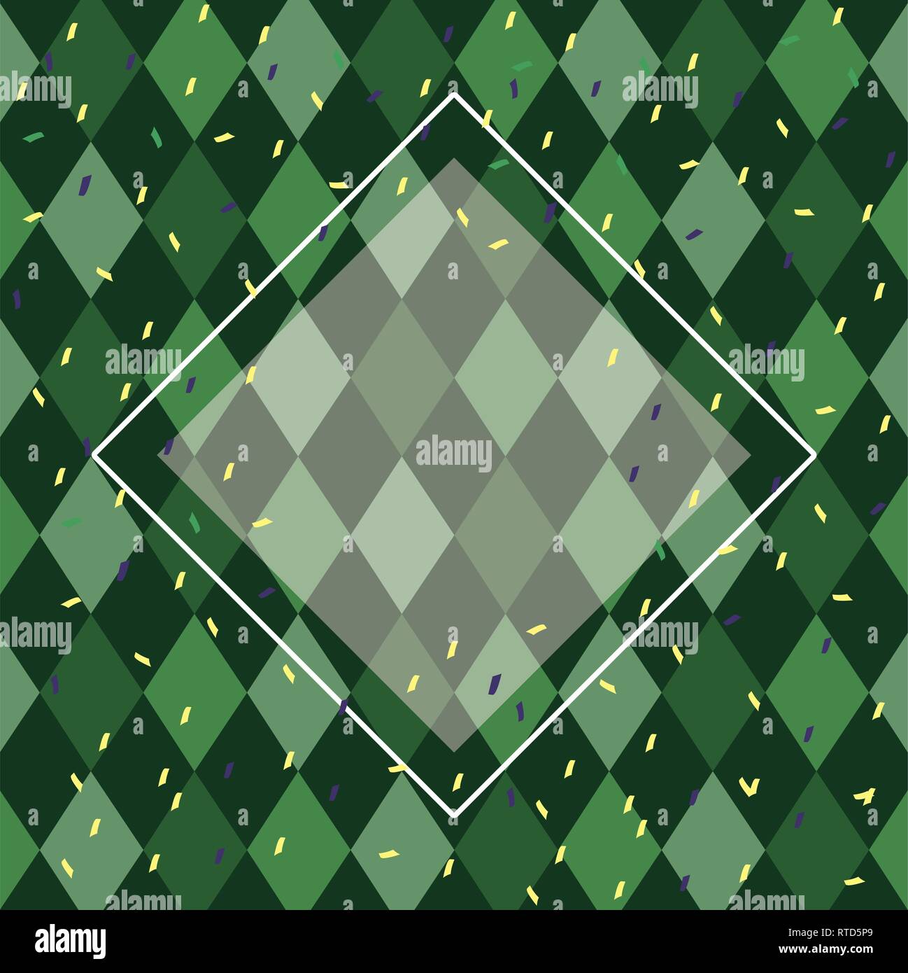 Harlekin Muster Hintergrund Stock Vektor