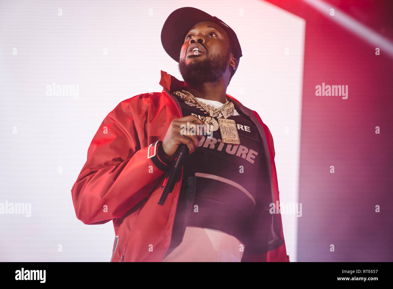 Los Angeles, Ca, USA. 28 Feb, 2019. Sanftmütig Mühle im Hollywood Palladium in Los Angeles, Kalifornien, am 28. Februar 2019. Quelle: Steve Rose/Medien Punch/Alamy leben Nachrichten Stockfoto